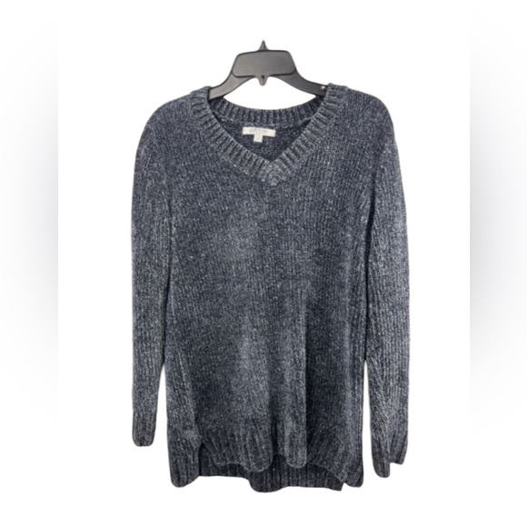 ORVIS Women's Size SM Chenille V-Neck Pullover Sweater Blue Marled Outdoors EUC - Picture 13 of 17